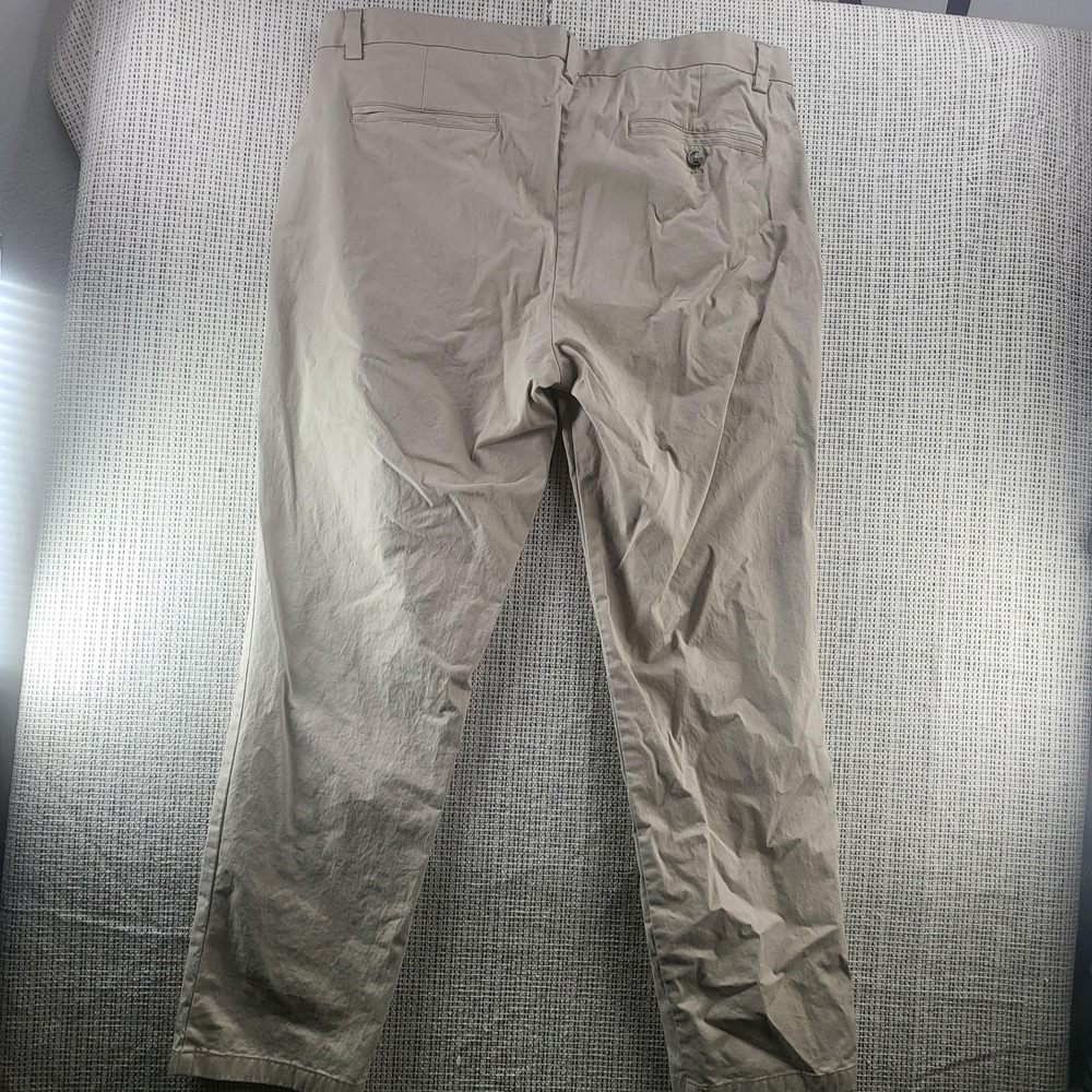 Vineyard Vines Pants Mens 36x30 Beige Chino Casual Flat Front Straight Leg Khaki - Picture 6 of 7